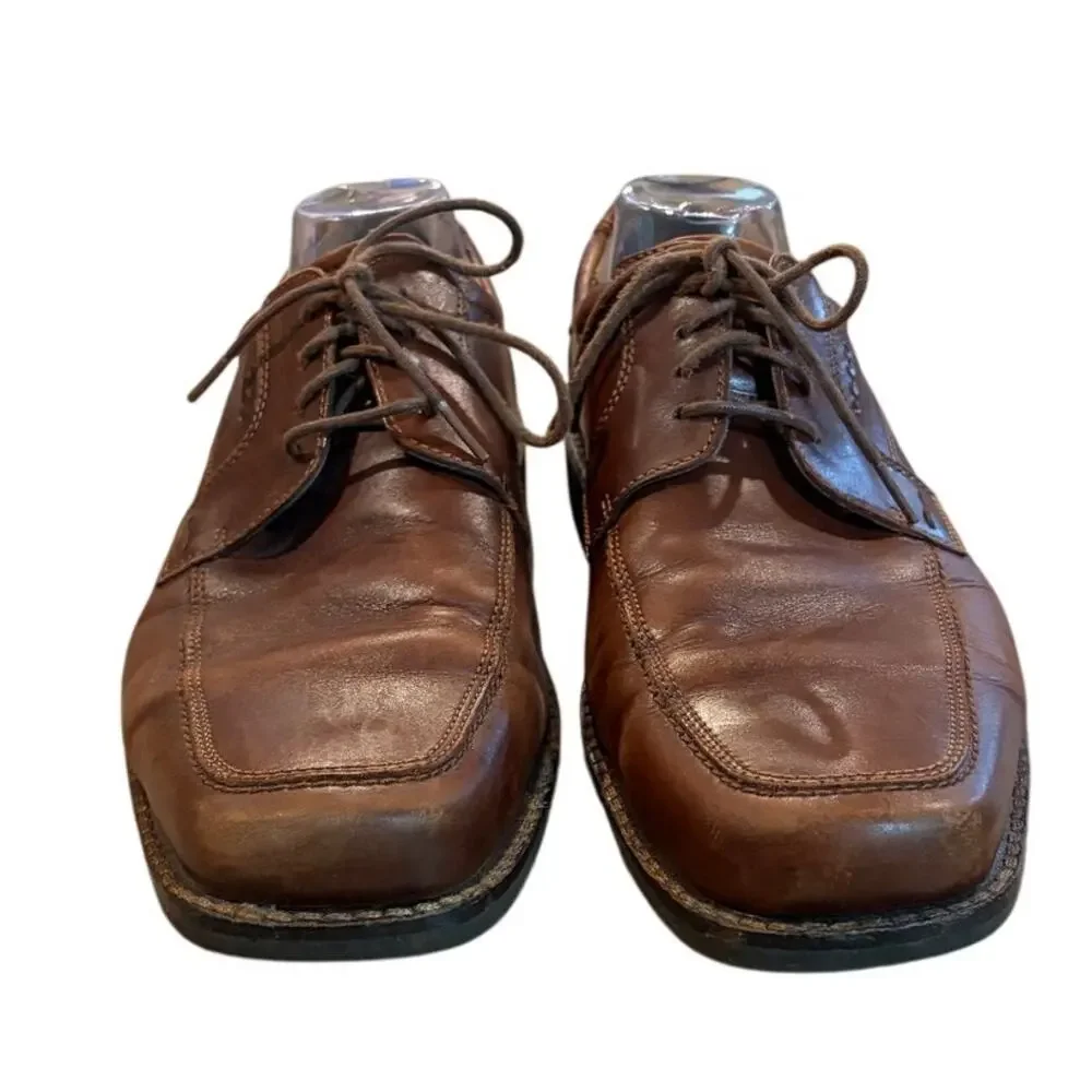 Ecco Brown Leather Men's Oxford Dress Shoes Size 47 US 13